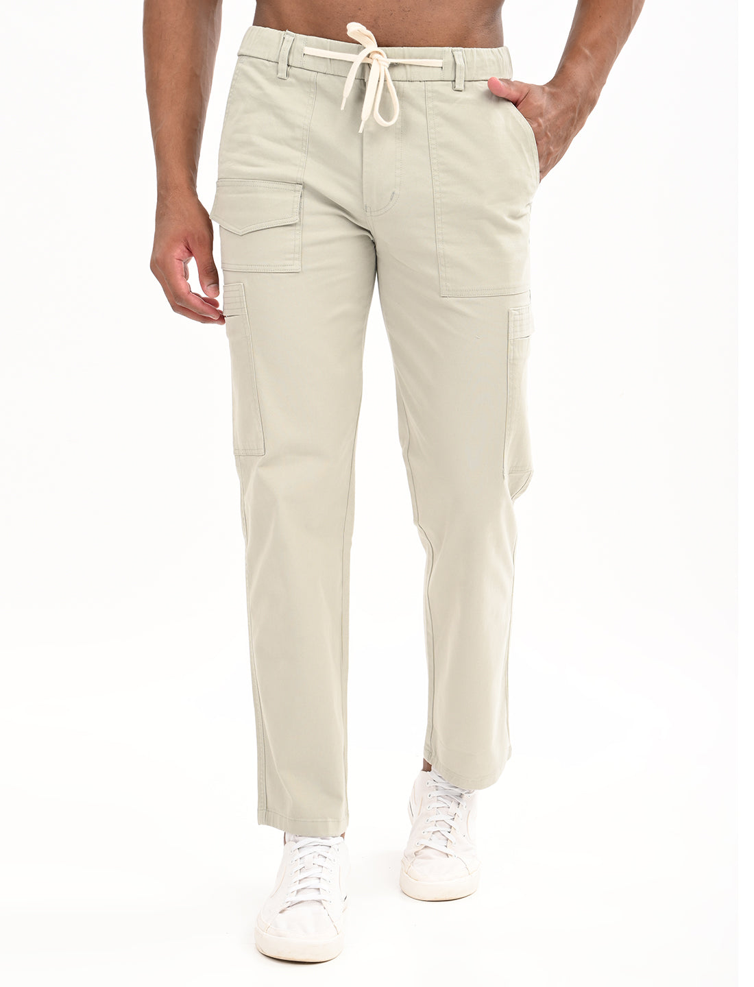 Alma Ivory Cargo - 7 Pockets