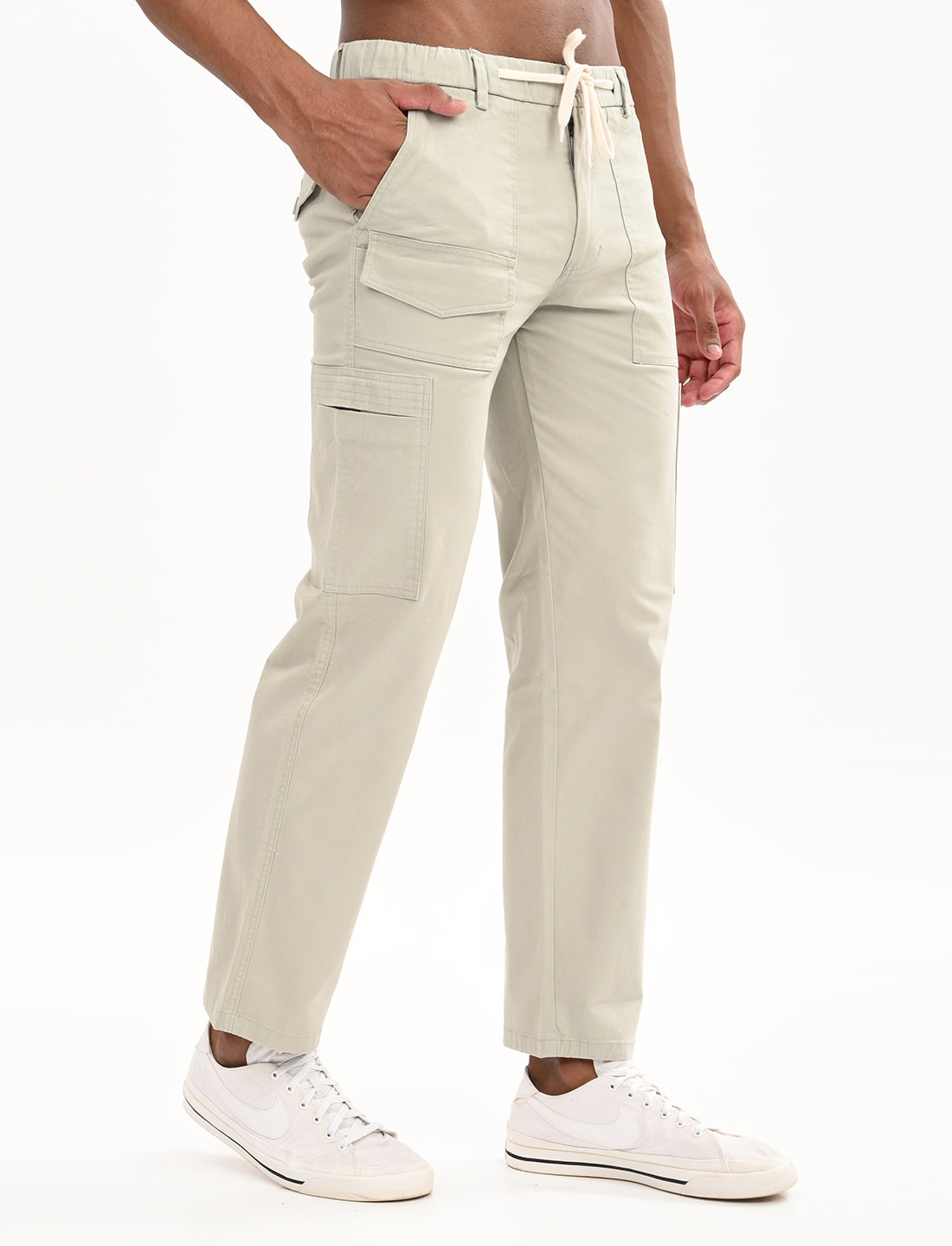 Alma Ivory Cargo - 7 Pockets