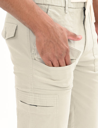 Alma Ivory Cargo - 7 Pockets